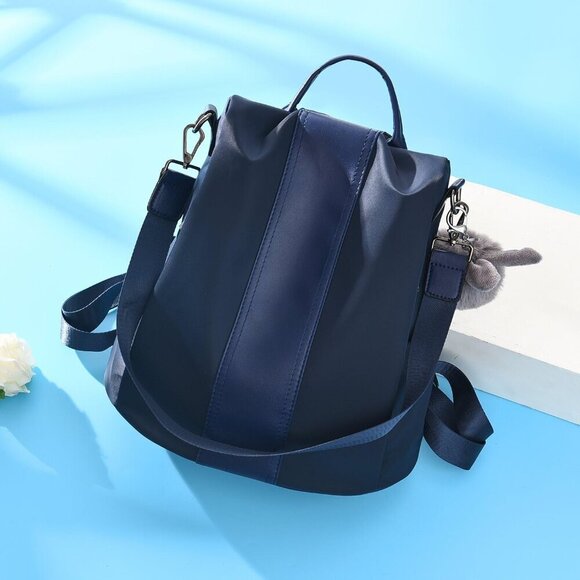 Women Waterproof Nylon Backpack Purse Anti-theft Rucksack Shoulder Bag main image 7